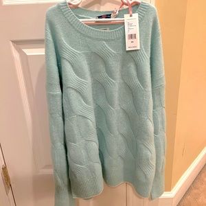 NWT Vineyard Vines Cashmere Sweater teal